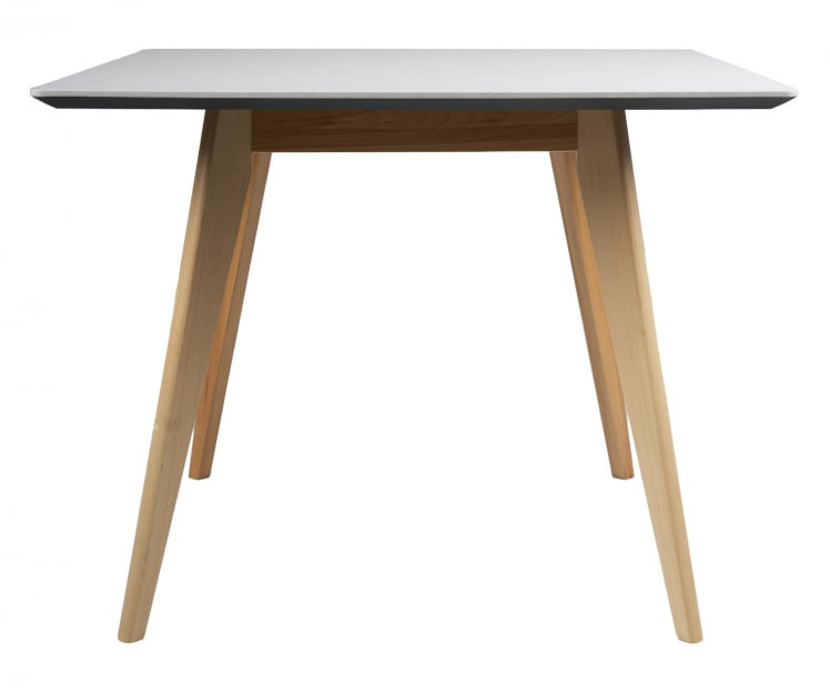 Стол Лунд квадратный 860*860 Мрамор Бьянко_2