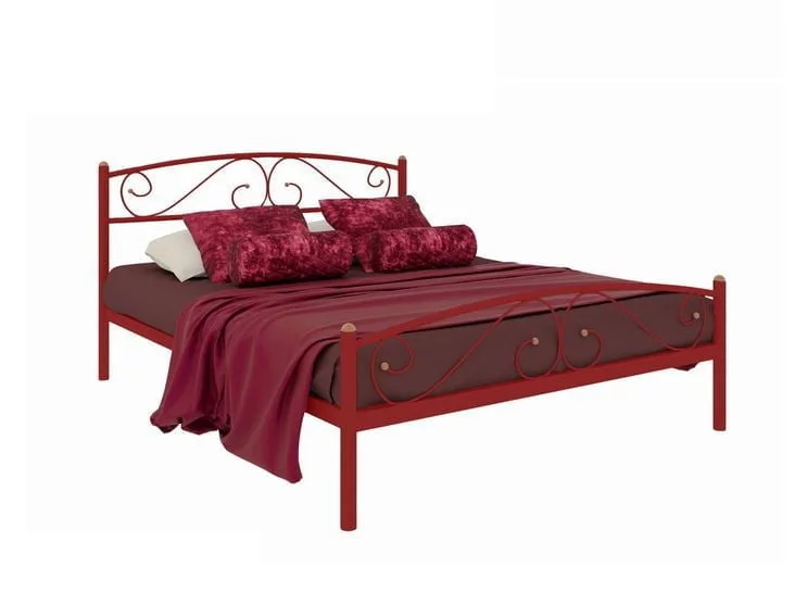 Кровать Вероника Plus 1400х1900 Красная_0