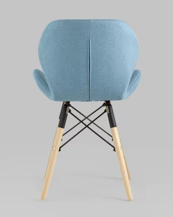 Стул Бон рогожка Голубой_4