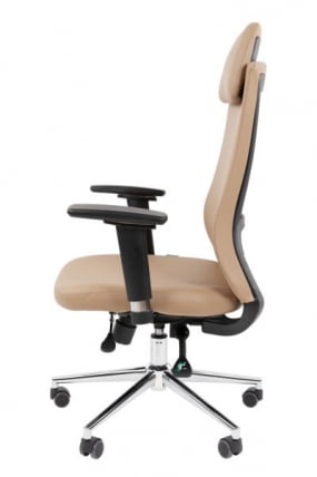 Офисное кресло CHAIRMAN 500 LUX экокожа Бежевый_6