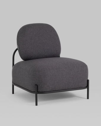 Кресло Стоун 1 рогожка Темно-серый_1