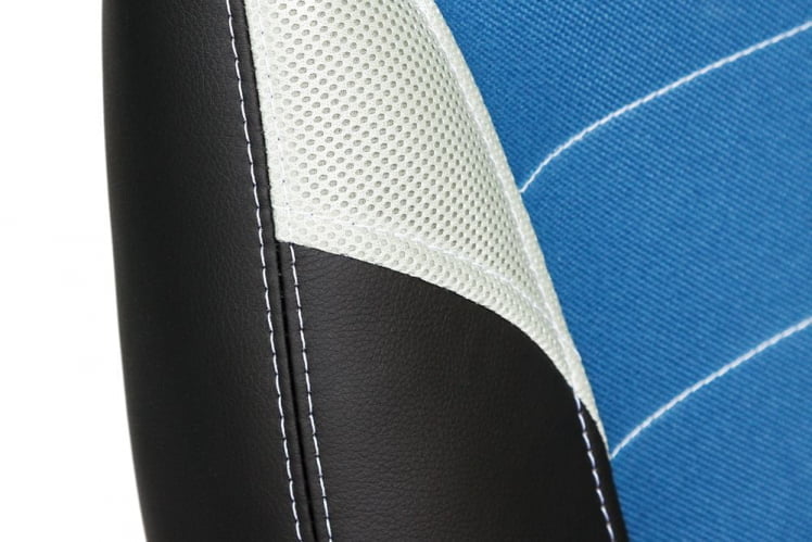 Кресло руководителя Inter Черный/Синий/Серый_5