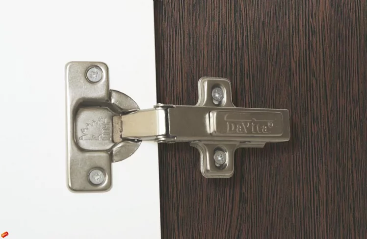 Шкаф для одежды с полками и штангой Катрин 92.15 Дуб венге Белый песок Браун вуд_4