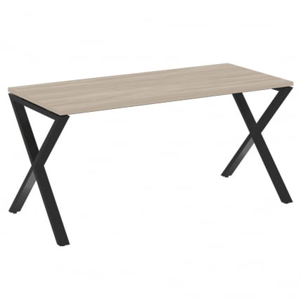 Стол рабочий LOFT VR.L-SRX-4.7 Металл черный Дуб Аттик_0
