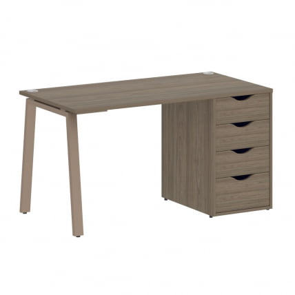 Стол письменный HOME OFFICE VR.SP-3-138.4.A Вяз Благородный/Мокко металл_0