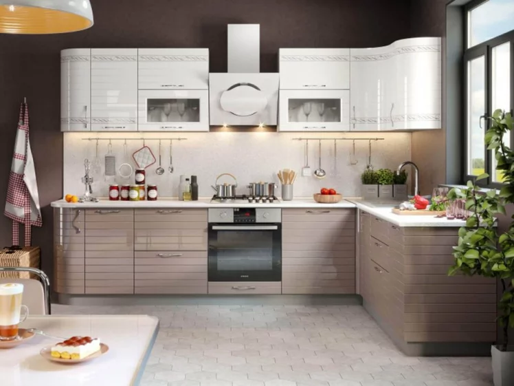 Тумба кухонная 450 с 1 ящиком и дверью Анастасия ЛД 019.343.000 Капучино_3