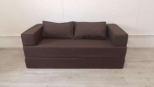 Диван прямой бескаркасный Хит (Berhouse) Цвет фасада: Грей; Тип: Прямой; Материал фасада: Рогожка_3