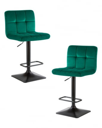 Стул барный ДОБРИН ДОМИНИC (зеленый велюр (МДЖ9-88)) 2 шт / DOBRIN DOMINIC (MJ9-88))_0