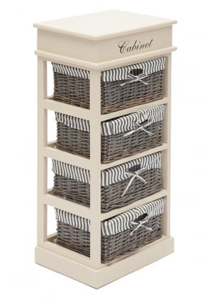 Тумба с 4 корзинами и ящиком Secret De Maison OUVERTURE 4 ( mod. 4349 ) Слоновая кость_0