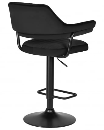 Стул барный DOBRIN CHARLY BLACK (черный велюр (MJ9-101))_3
