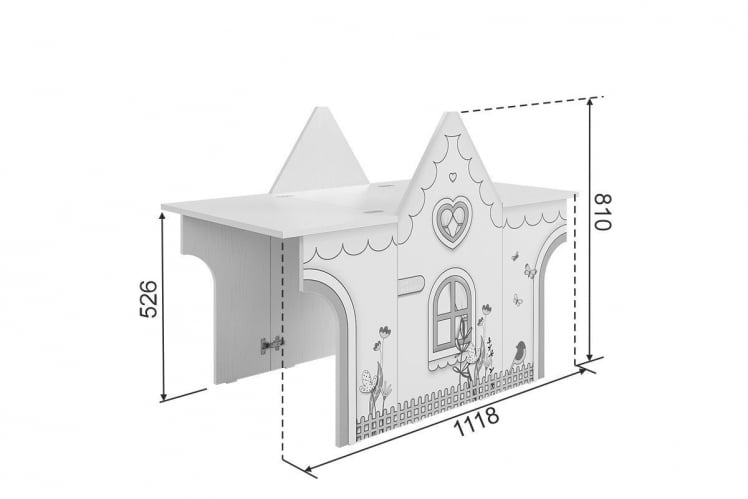 Стол Домик MK-0017 Белое дерево/розовый_18