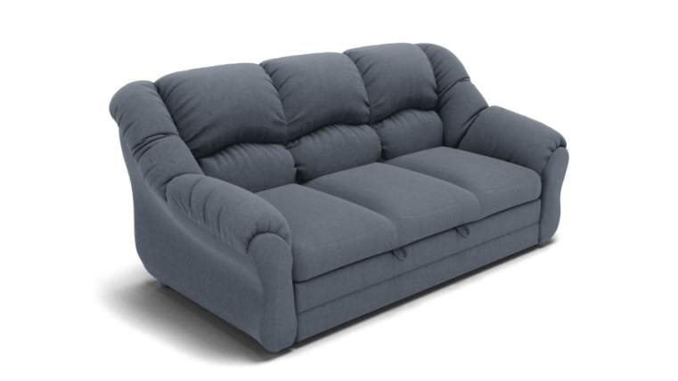 Диван Хост (ЗР) Цвет фасада: Серый; Тип: Прямой; Материал фасада: Металл/Велюр_0