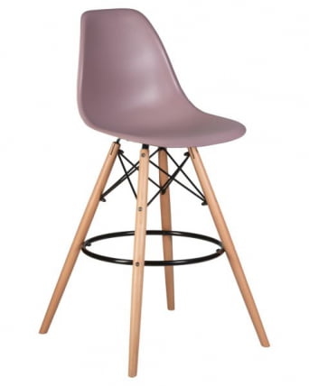 Стул барный ДОБРИН ДСВ БАР (ножки светлый бук, цвет сиреневый (П-04)) 2 шт / DOBRIN DSW BAR (P-04))_1