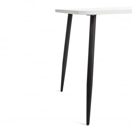 Стол PLUTO ЛДСП/металл, 120x80x77 см, Белый/Черный_3
