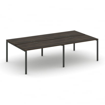 Рабочая станция двухсторонняя на 4 места CONCEPT CN.DRS-005 Дуб Мали Антрацит_0