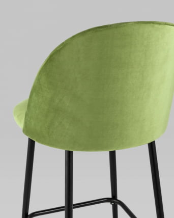Стул полубарный Марсель ПЛ велюр Травяной_6