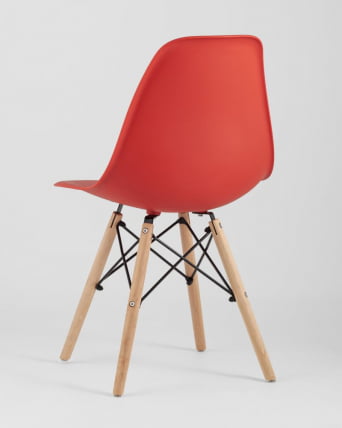 Стул Eames Style DSW красный 4 шт. комплект (разборный каркас)_7