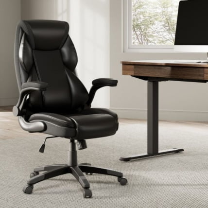 Эргономичное компьютерное кресло Еурека ОC11-Б, черное / Eureka OC11-B,_5