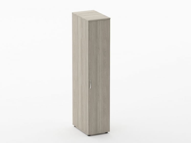 Шкаф для одежды узкий Glassy 6.19.30Пр Дуб сантана светлый_0