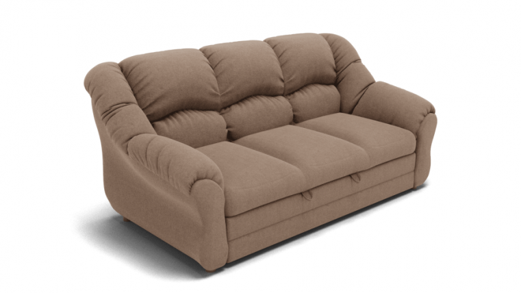 Диван Хост (ЗР) Цвет фасада: Светло коричневый; Тип: Прямой; Материал фасада: Металл/Велюр_0