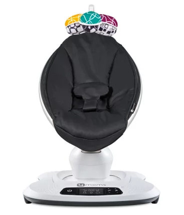 Электронное кресло-качалка 4Moms Mamaroo 4.0 Серый плюш_11