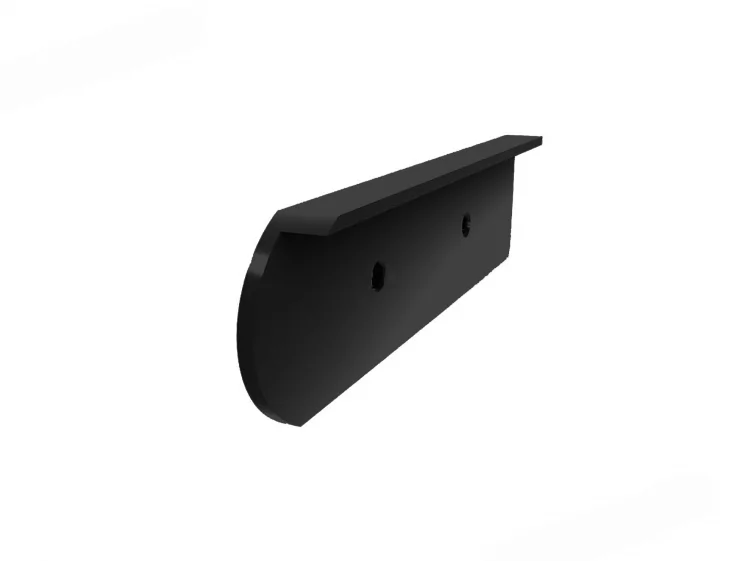 Планка торцевая универсальная П9 Черная_0