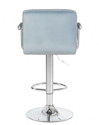 Стул барный DOBRIN KRUGER ARM (пудрово-голубой велюр (MJ9-74)) 2 шт_4
