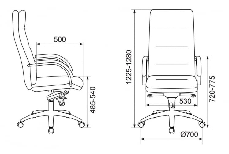 Кресло руководителя Бюрократ T-9927SL Светло-коричневый_5