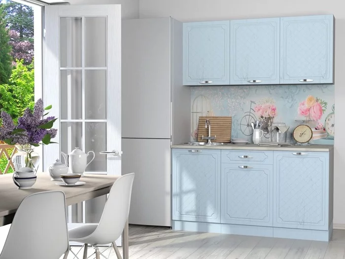 Глянцевый фартук (КОМПОЗИТ) KM 247_3