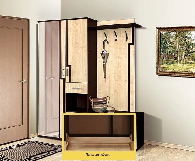 Набор мебели для прихожей Саша 6 Левый_1