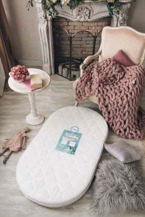 Матрас из ортофайбера с кокосом с двух сторон Кроха Зебра Стандарт Овальный_9