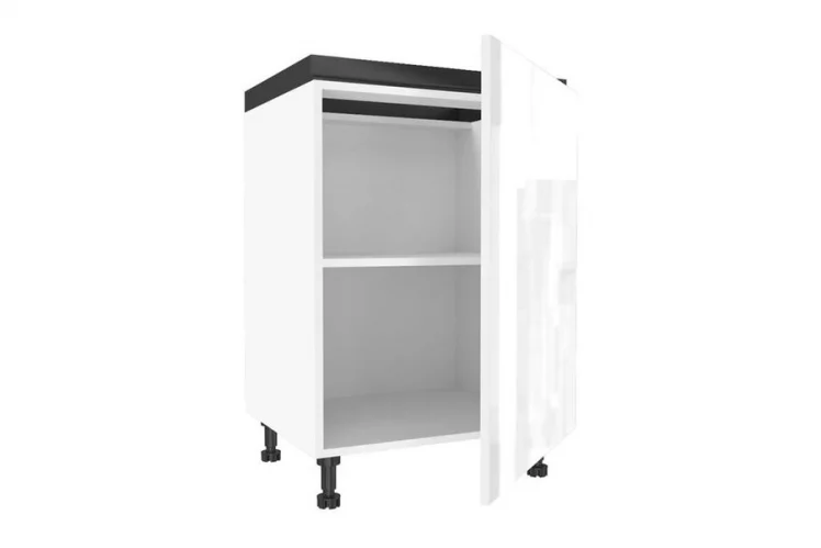 Тумба кухонная 600 Шервуд ЛД 281.050.000.142 Белый Белый глянец_1