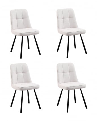 Стул Trell кремовый 4 шт._0