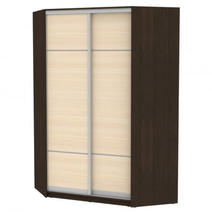 Шкаф-купе ЙА-230х1400-568-3(Венге-ДМ-Д4Д4) / YA-230х1400-568-3(Венге-ДМ-D4D4)_0