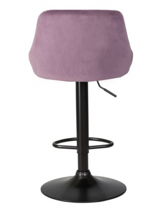 Стул барный DOBRIN LOGAN BLACK (пудрово-сиреневый велюр (MJ9-52)) 2 шт_5