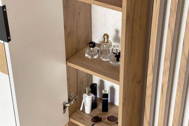 Прихожая Бери MPR-021 Дуб крафт золотой/белое дерево_12