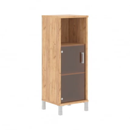 Стеллаж стекло тонированное В421.5 L Дуб Бофорд_0