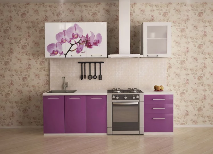 Кухня 1,6 м Орхидея_1