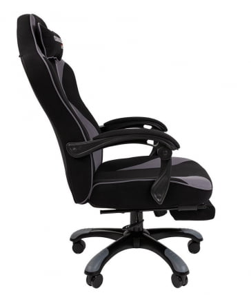 Кресло для геймеров CHAIRMAN GAME 35 Черный-св.серый_2