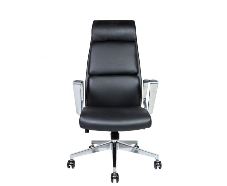 Кресло руководителя Лондон Люкс ZR8637H black leather Черный_1