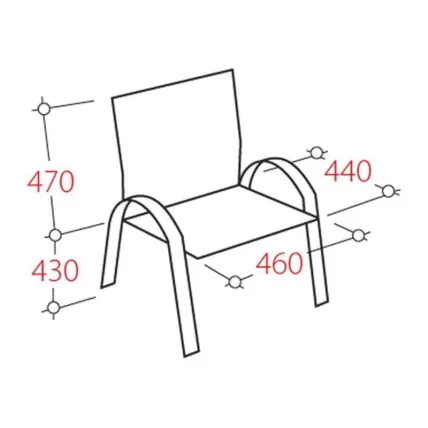 Конференц-кресло UN_Salsa silver 244446 Черный_1
