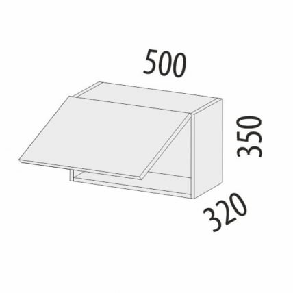 Антресоль (с системой плавного закрывания) Бьянка 102.103_4