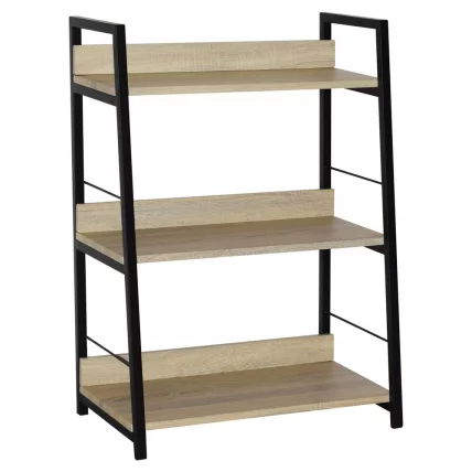 Стеллаж на металлокаркасе BRABIX LOFT SH-002 Дуб натуральный_2