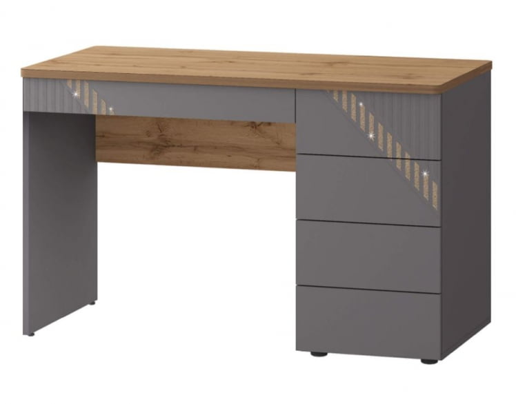 Стол письменный (лев/прав) Монако 902.24 Дуб Вотан Оникс Графит_0