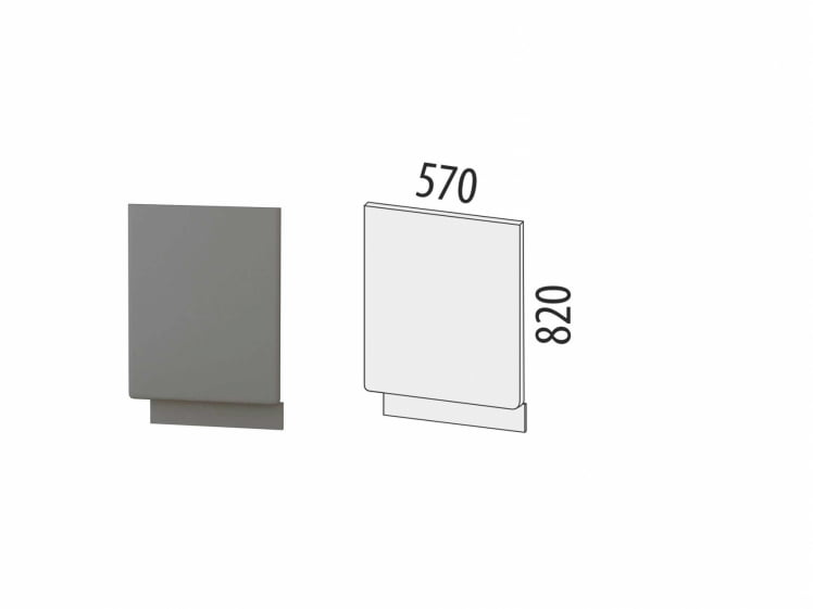 Панель боковая (лев/прав) Графит 74.93 Графит_1