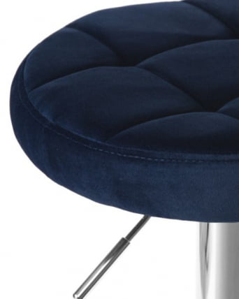 Табурет барный ДОБРИН БРУНО (синий велюр (МДЖ9-117)) 2 шт / DOBRIN BRUNO (MJ9-117))_3