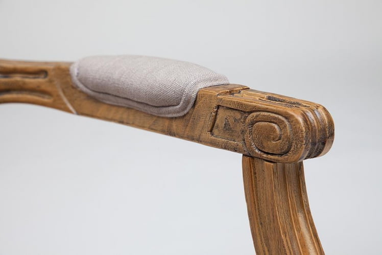 Кресло MEDALION (mod.CB2245) дерево береза, 99х59х48см, Груша (№3)_5