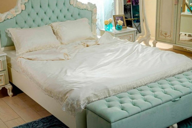 Банкетка 1520 Луиза ЛД 665.150.000 Алебастр Мятный_9