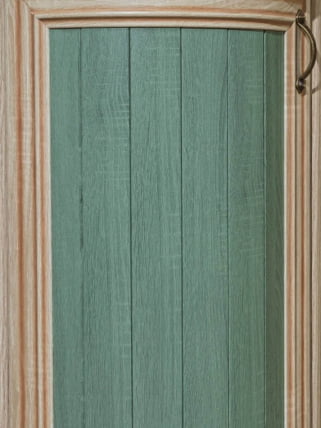 Тумба кухонная окончание 300 радиусная Кантри ЛД 235.121.000 Сономе эйч светлая_1