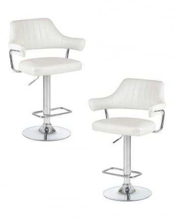 Стул барный ДОБРИН CХАРЛЙ (белый крокодил) 2 шт / DOBRIN CHARLY_0